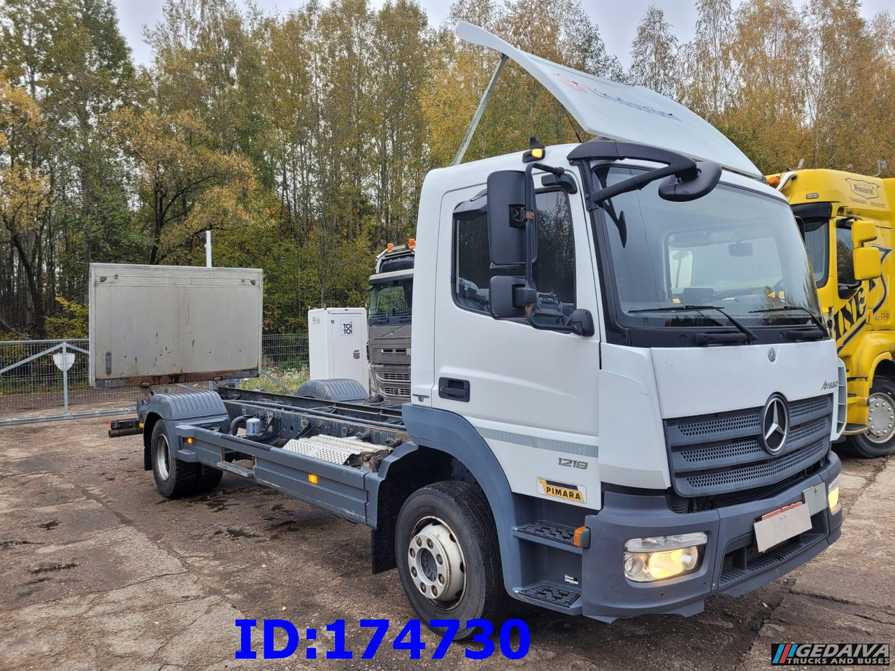 MERCEDES-BENZ Atego 1218 - Euro6 - Manual - Full Steel - Шаси кабина: снимка 3 MERCEDES-BENZ Atego 1218 - Euro6 - Manual - Full Steel - Шаси кабина: снимка 3