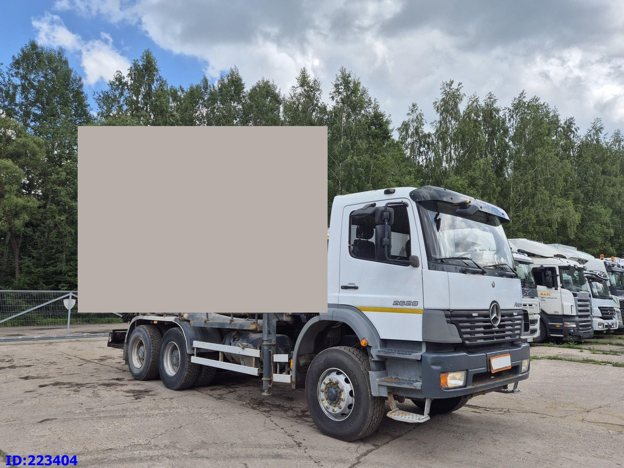 MERCEDES-BENZ Atego 2628 6x4 Full steel - Шаси кабина: снимка 4 MERCEDES-BENZ Atego 2628 6x4 Full steel - Шаси кабина: снимка 4