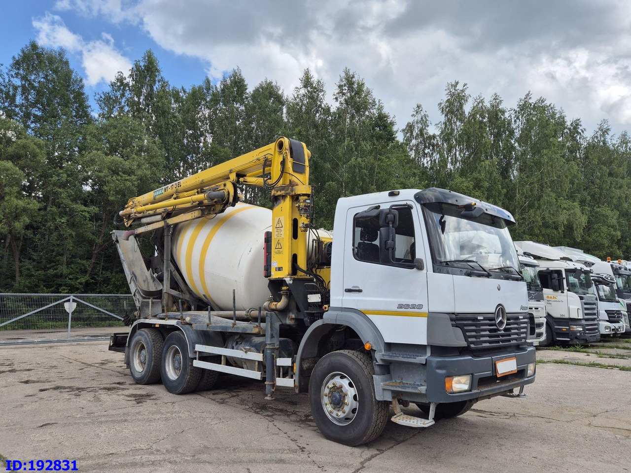 MERCEDES-BENZ Atego 2628 6x4 Schwing 17m 9m3 - Бетон помпа: снимка 4 MERCEDES-BENZ Atego 2628 6x4 Schwing 17m 9m3 - Бетон помпа: снимка 4