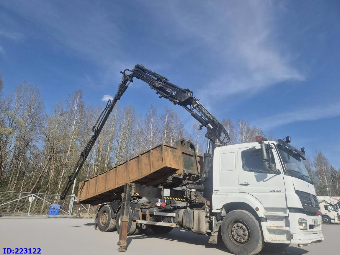 MERCEDES-BENZ Axor 2533 6x2 + Atlas 332.3E Crane - Самосвал камион: снимка 4 MERCEDES-BENZ Axor 2533 6x2 + Atlas 332.3E Crane - Самосвал камион: снимка 4