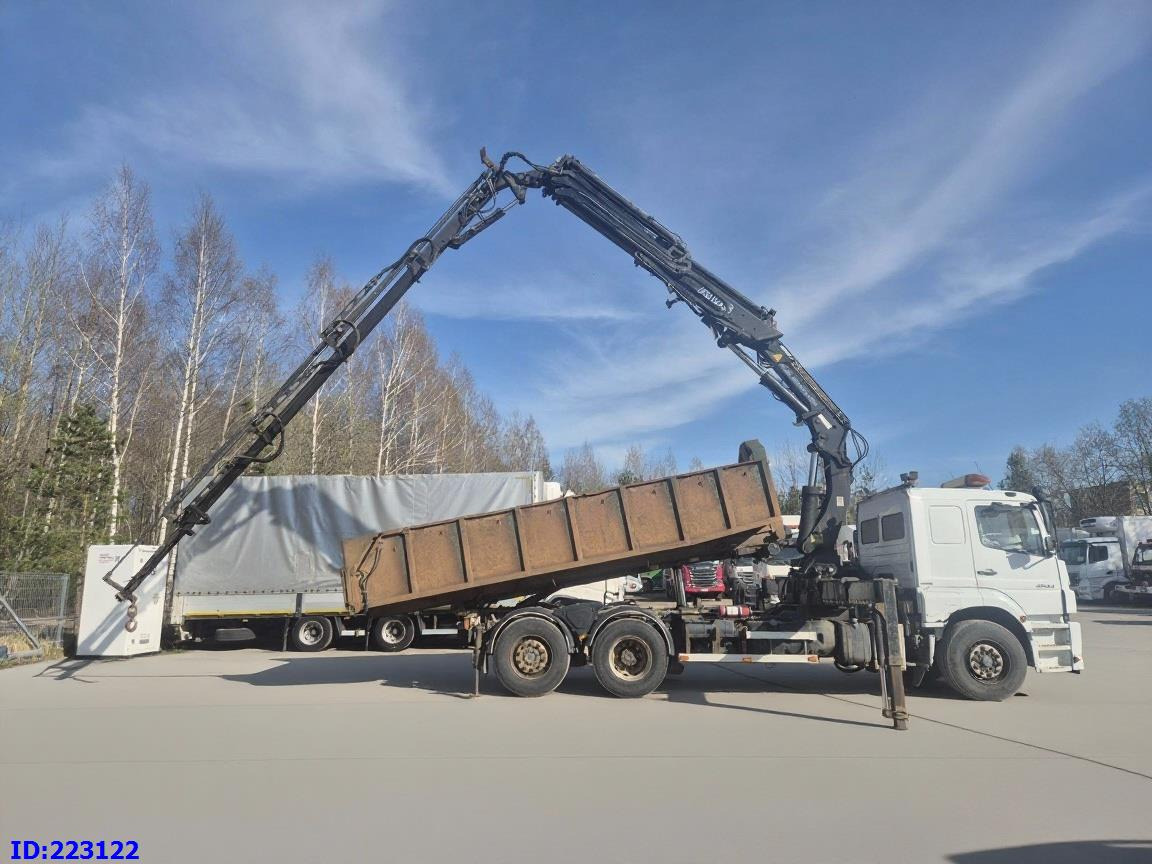 MERCEDES-BENZ Axor 2533 6x2 + Atlas 332.3E Crane - Самосвал камион: снимка 5 MERCEDES-BENZ Axor 2533 6x2 + Atlas 332.3E Crane - Самосвал камион: снимка 5