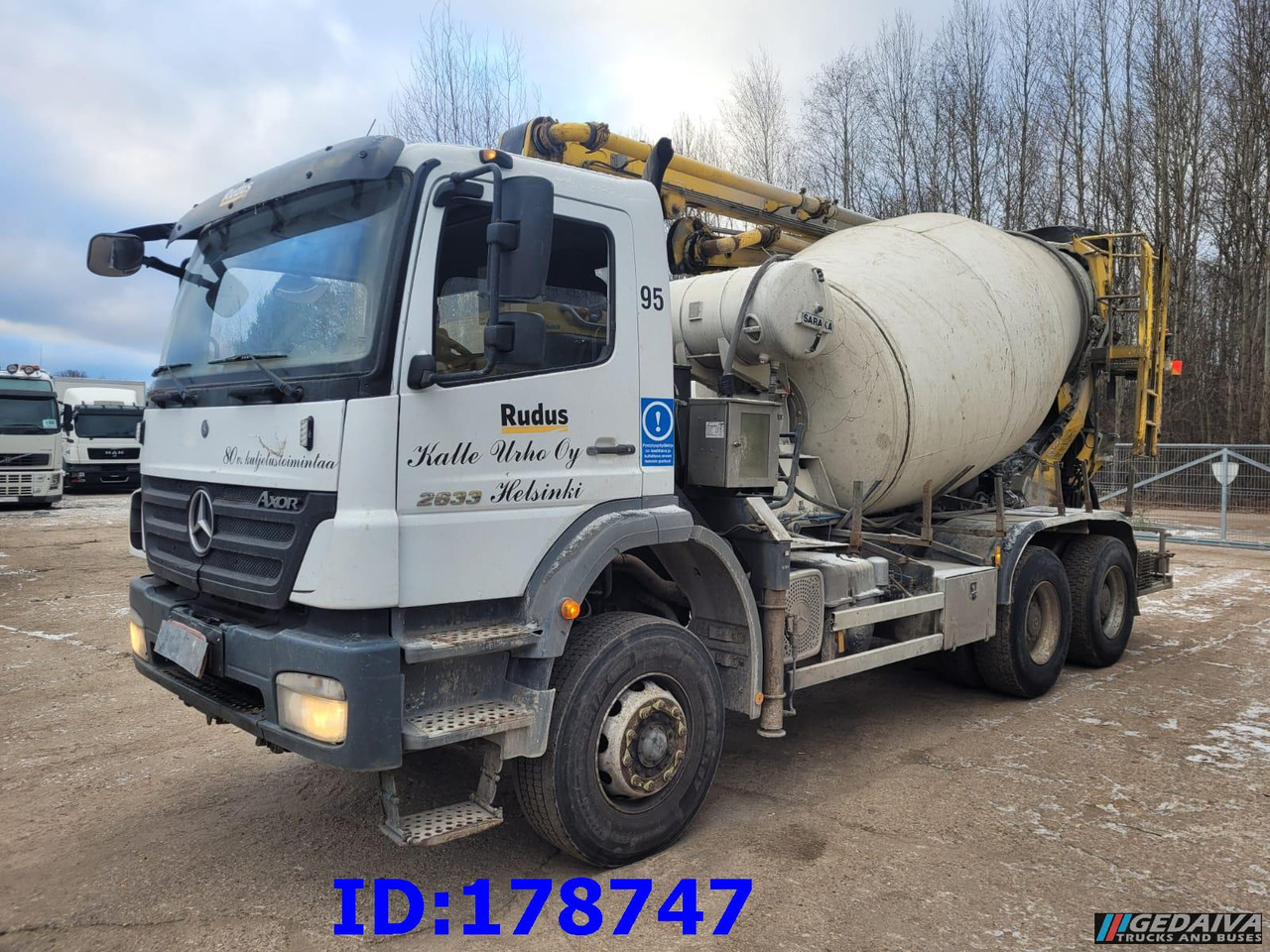 MERCEDES-BENZ Axor 2633 6x4 Schwing 750 - Бетон помпа: снимка 4 MERCEDES-BENZ Axor 2633 6x4 Schwing 750 - Бетон помпа: снимка 4