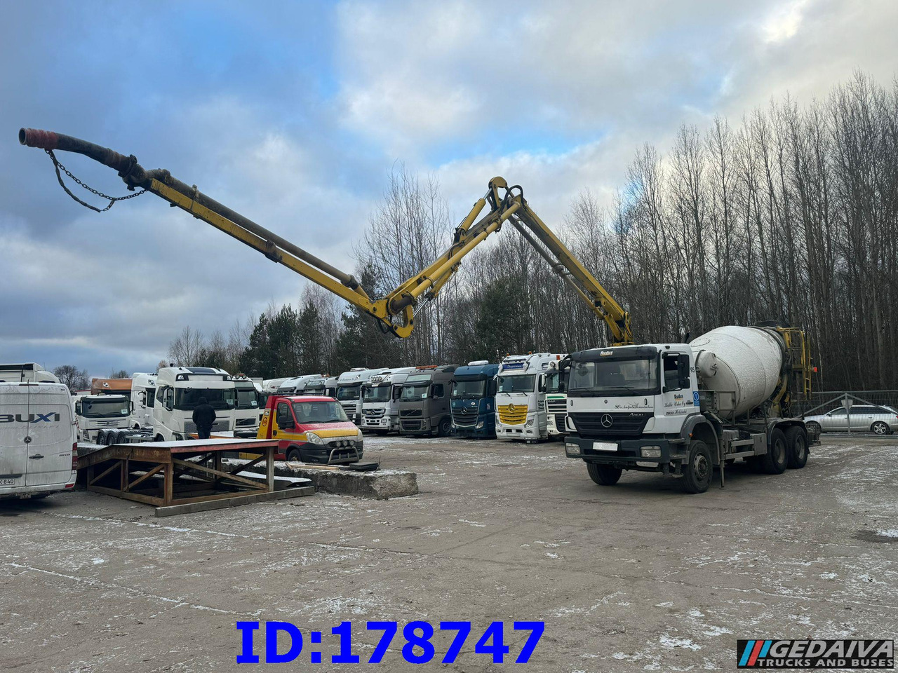 MERCEDES-BENZ Axor 2633 6x4 Schwing 750 - Бетон помпа: снимка 1 MERCEDES-BENZ Axor 2633 6x4 Schwing 750 - Бетон помпа: снимка 1