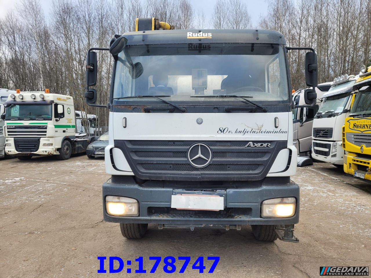 MERCEDES-BENZ Axor 2633 6x4 Schwing 750 - Бетон помпа: снимка 2 MERCEDES-BENZ Axor 2633 6x4 Schwing 750 - Бетон помпа: снимка 2
