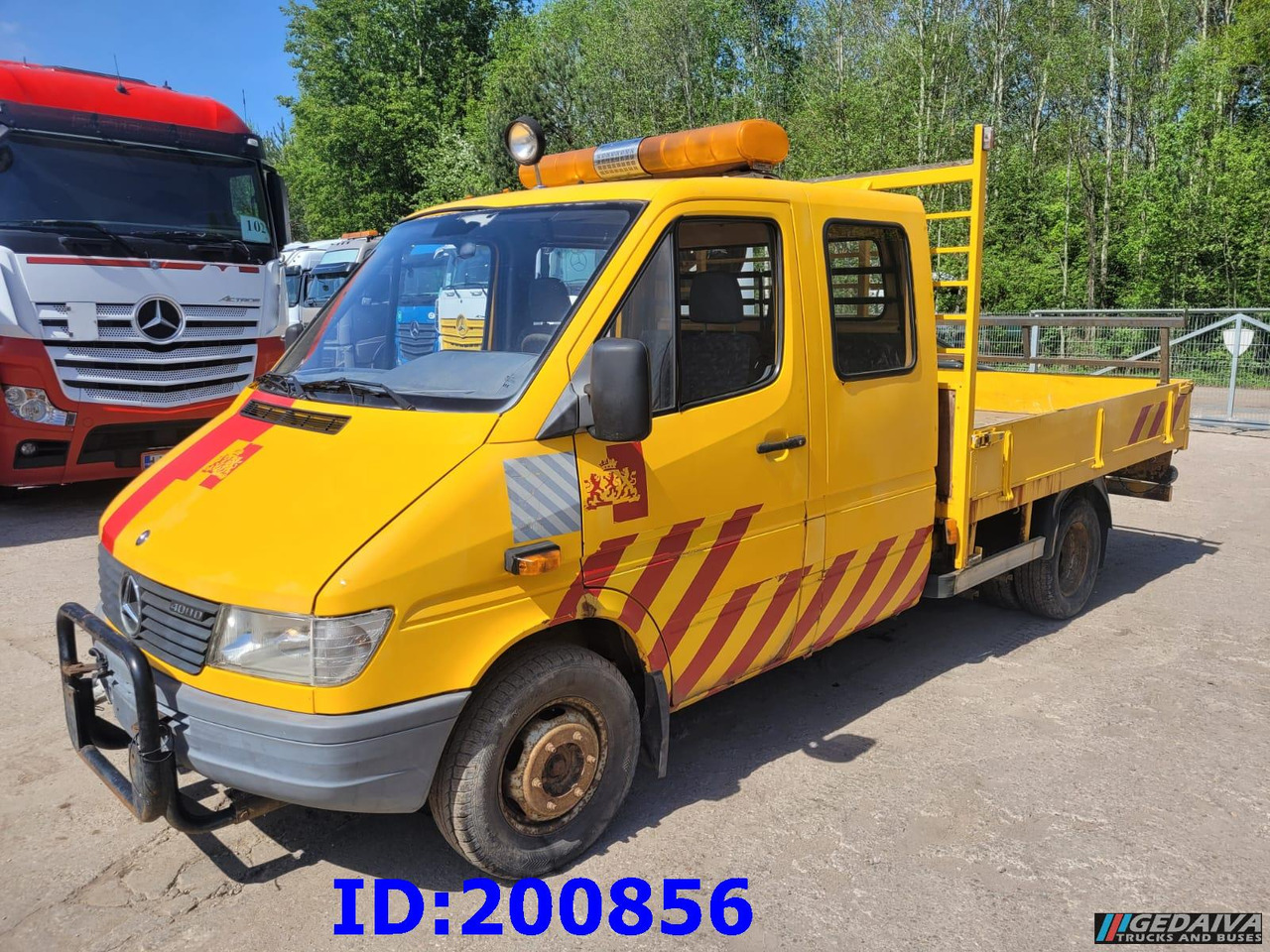 Бордови камион MERCEDES-BENZ Sprinter 408D - 5 Seater: снимка 1