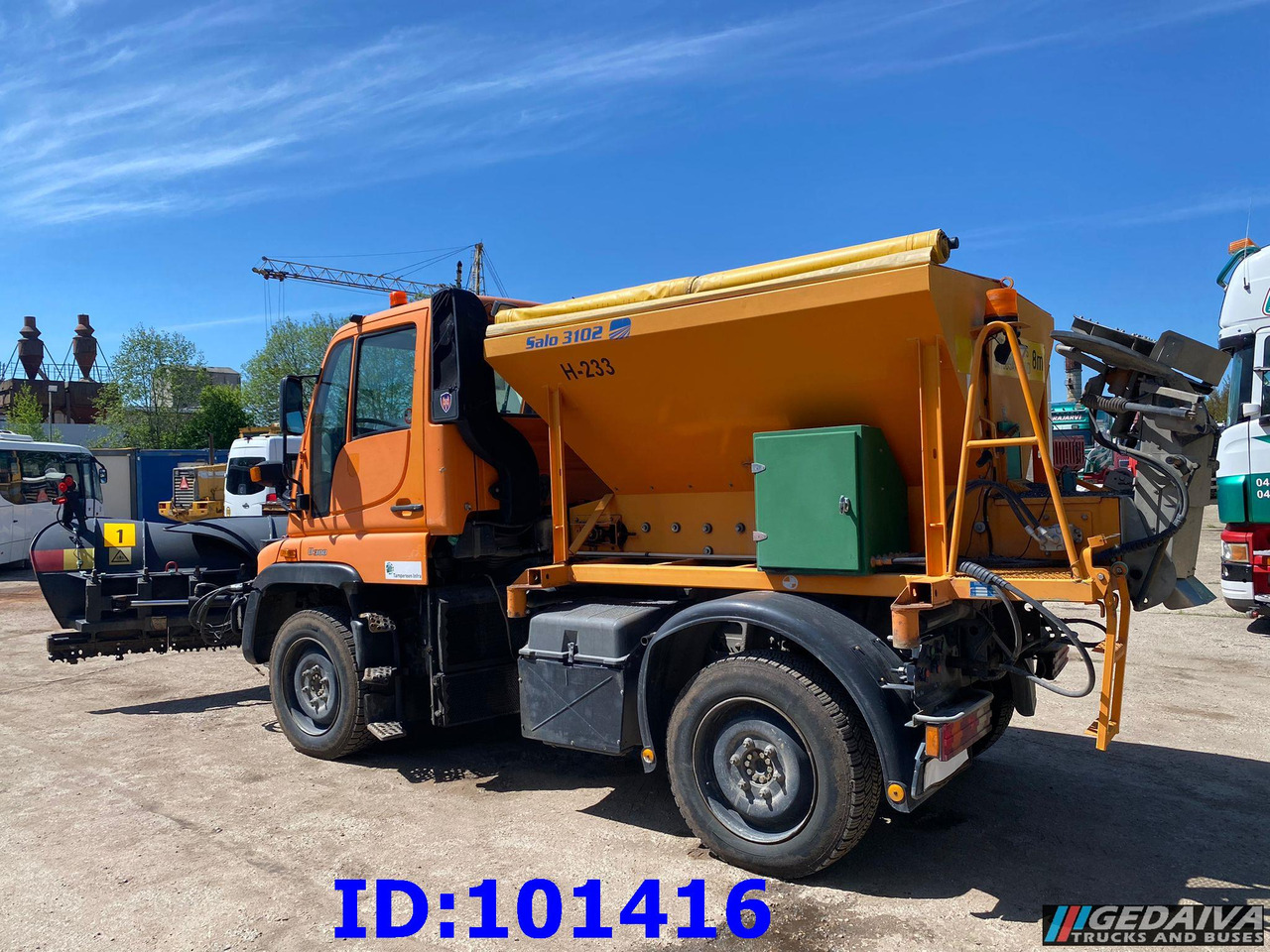 MERCEDES-BENZ Unimog U300 4X4 - Снегорин: снимка 4 MERCEDES-BENZ Unimog U300 4X4 - Снегорин: снимка 4