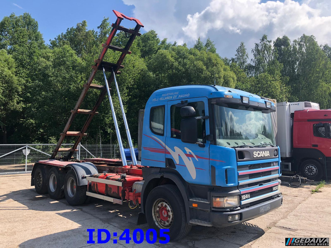 SCANIA 124 400 8x4 - Камион с кабелна система: снимка 4 SCANIA 124 400 8x4 - Камион с кабелна система: снимка 4