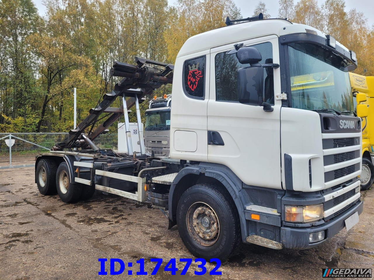 SCANIA 144 - 6x4 - Full Steel - Big Axles - 3 Pedals - Камион с кабелна система: снимка 4 SCANIA 144 - 6x4 - Full Steel - Big Axles - 3 Pedals - Камион с кабелна система: снимка 4