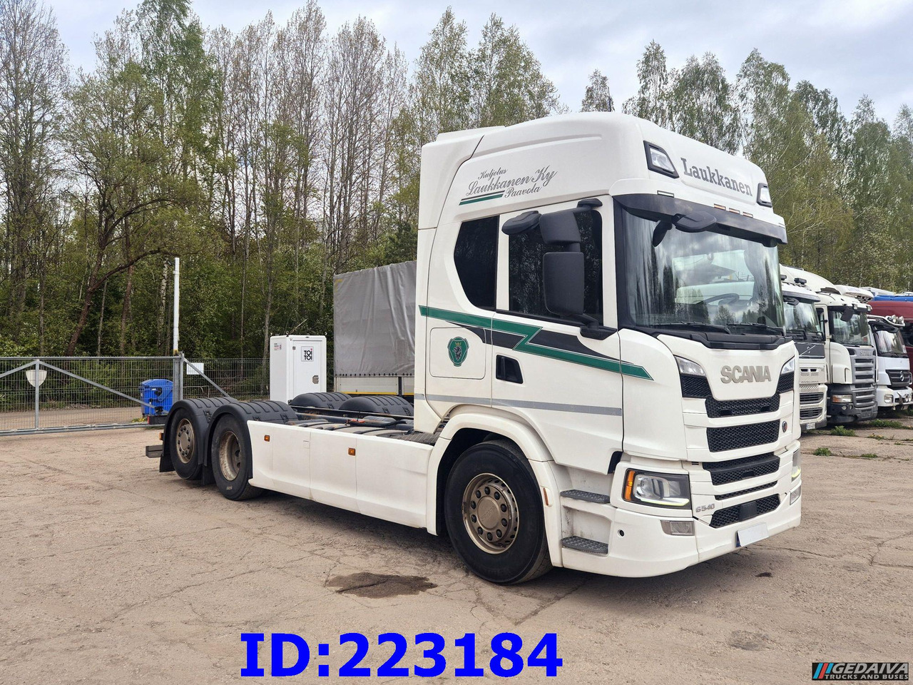 SCANIA G540 6x2 Retarder - Шаси кабина: снимка 3 SCANIA G540 6x2 Retarder - Шаси кабина: снимка 3
