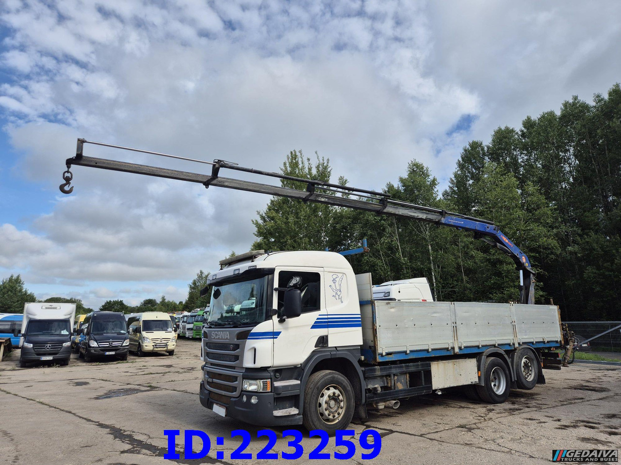 SCANIA P450 6x2 Steering axle Euro6 + PM 13.5SP - Бордови камион: снимка 1 SCANIA P450 6x2 Steering axle Euro6 + PM 13.5SP - Бордови камион: снимка 1