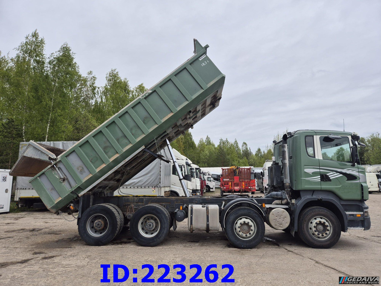 SCANIA R420 8X4 Steering axle - Big axle - Full steel - Самосвал камион: снимка 5 SCANIA R420 8X4 Steering axle - Big axle - Full steel - Самосвал камион: снимка 5
