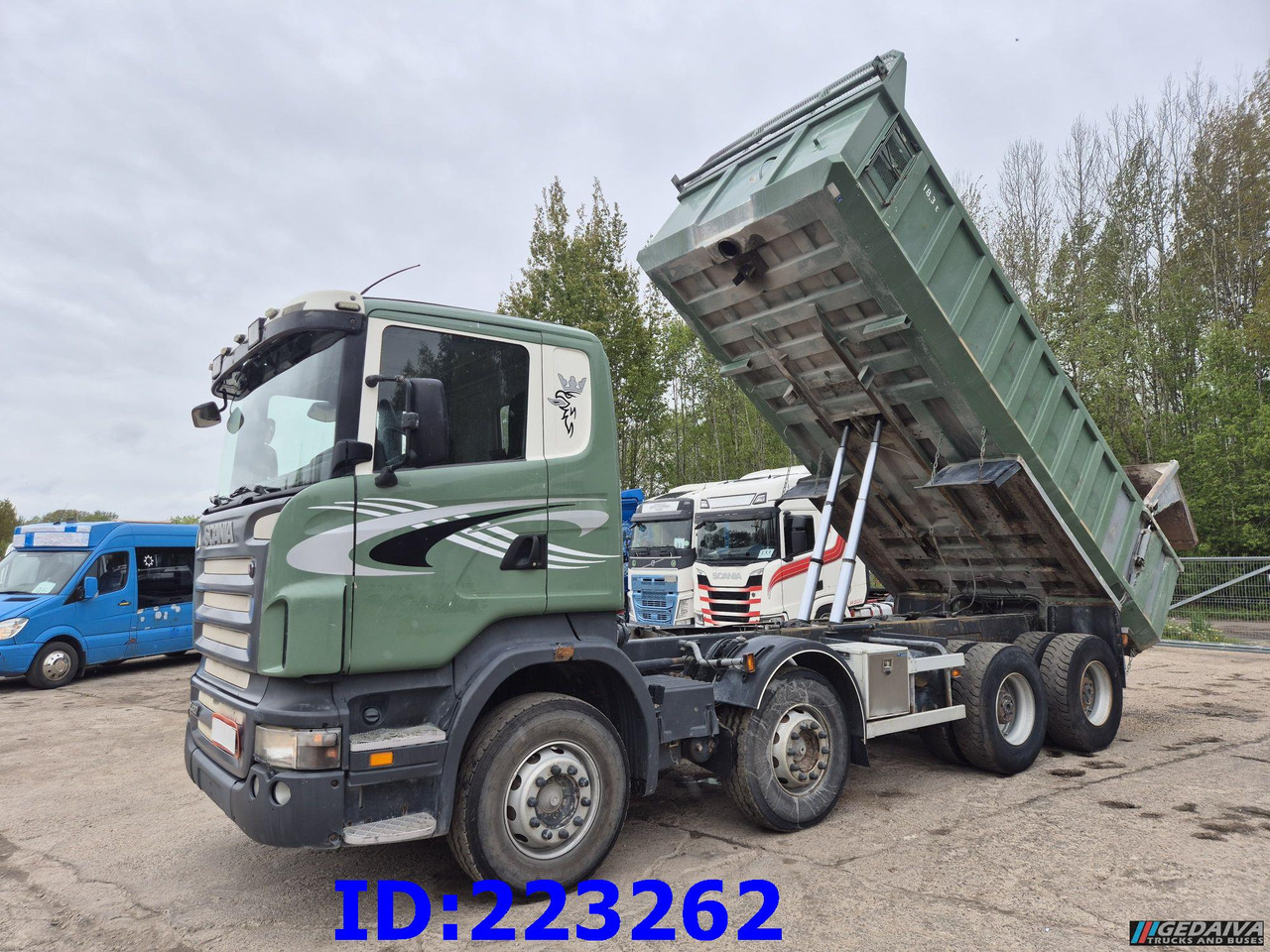 SCANIA R420 8X4 Steering axle - Big axle - Full steel - Самосвал камион: снимка 1 SCANIA R420 8X4 Steering axle - Big axle - Full steel - Самосвал камион: снимка 1