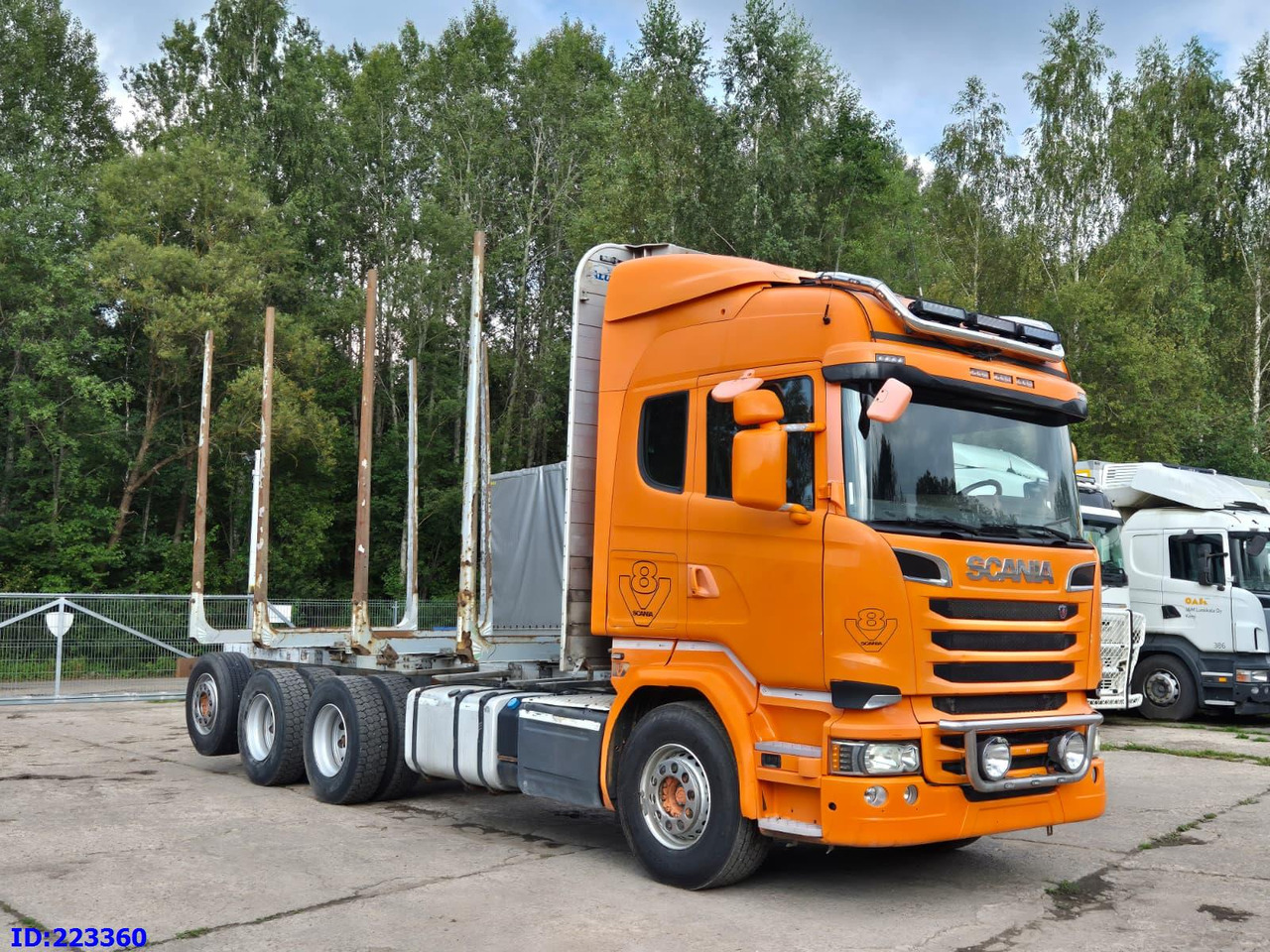 SCANIA R580 8X4 V8 - Камион за дърва: снимка 2 SCANIA R580 8X4 V8 - Камион за дърва: снимка 2
