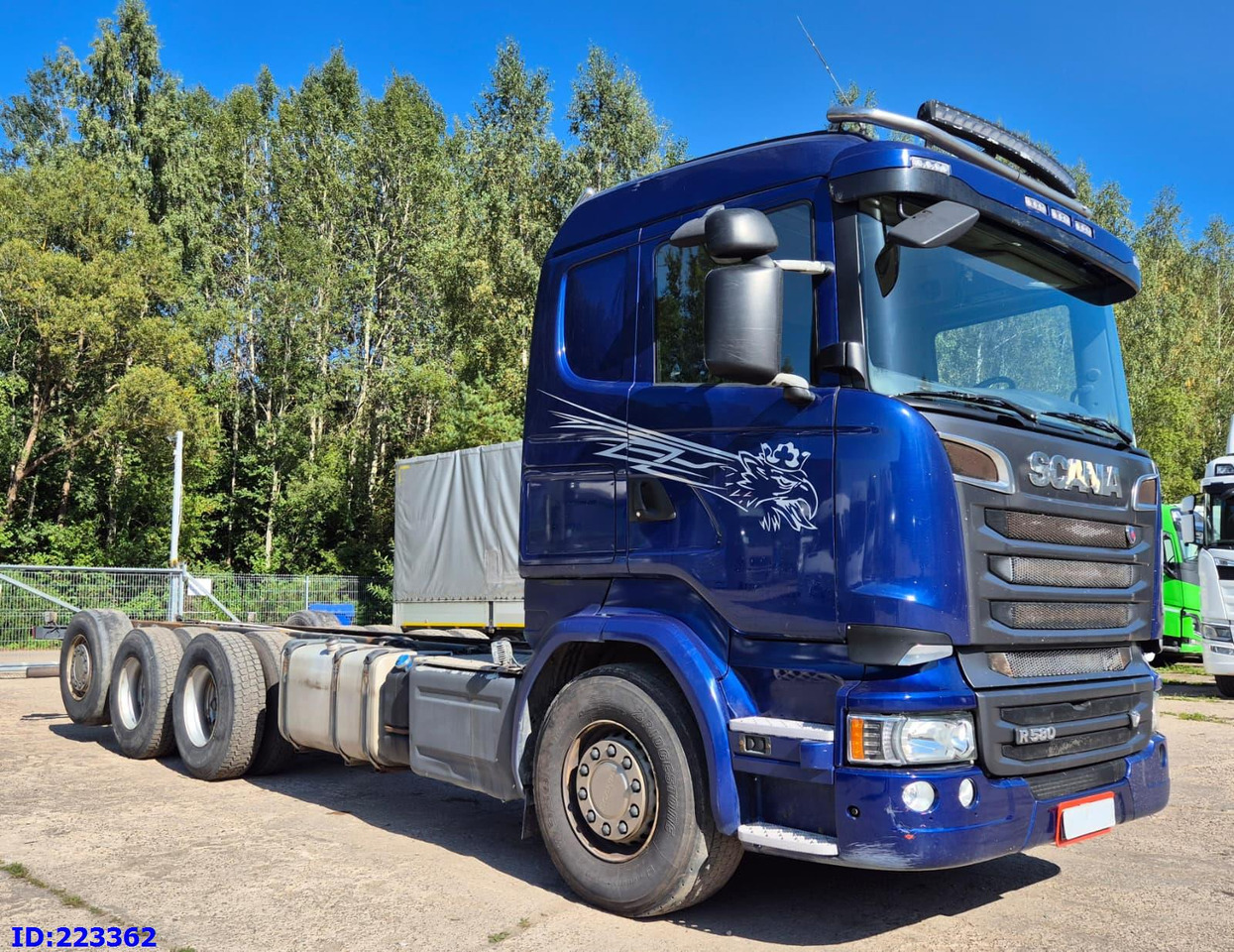 SCANIA R580 8x4 Euro6 Retarder - Шаси кабина: снимка 2 SCANIA R580 8x4 Euro6 Retarder - Шаси кабина: снимка 2