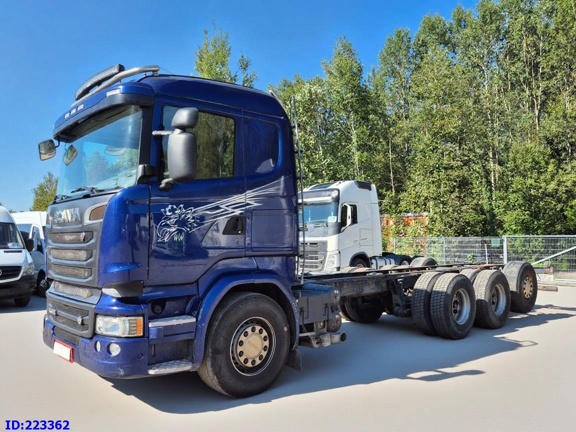 SCANIA R580 8x4 Euro6 Retarder - Шаси кабина: снимка 1 SCANIA R580 8x4 Euro6 Retarder - Шаси кабина: снимка 1