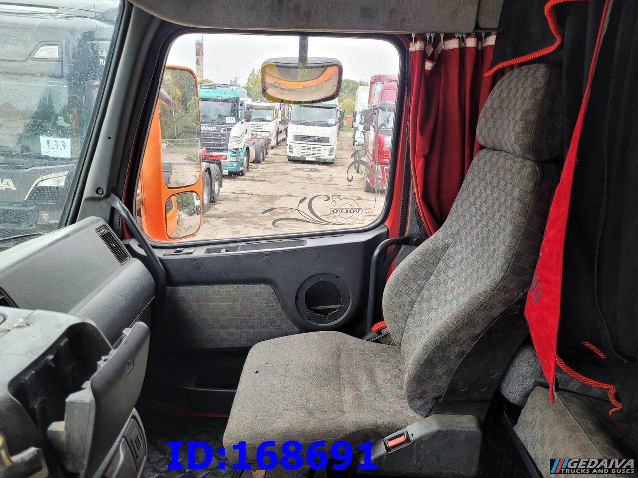 Мултилифт с кука камион VOLVO FH12 380HP 6x2 10tyre Hook Tipper: снимка 21