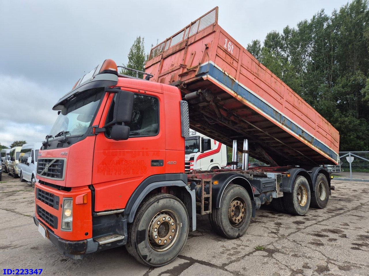 VOLVO FM12 420HP 8X4 Manual - Самосвал камион: снимка 1 VOLVO FM12 420HP 8X4 Manual - Самосвал камион: снимка 1