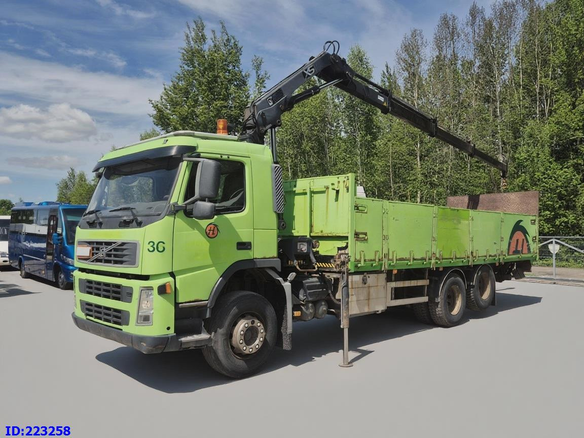 VOLVO FM9 300HP 6x2 + HIAB 144B -3 CL - Бордови камион: снимка 1 VOLVO FM9 300HP 6x2 + HIAB 144B -3 CL - Бордови камион: снимка 1