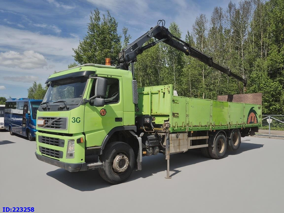 VOLVO FM9 300HP 6x2 + HIAB 144B -3 CL - Бордови камион: снимка 1 VOLVO FM9 300HP 6x2 + HIAB 144B -3 CL - Бордови камион: снимка 1