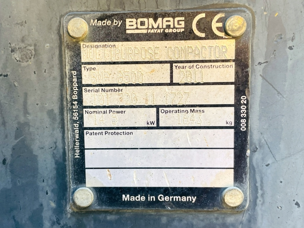 Bomag BMP8500 (4074) - Пътен валяк: снимка 3 Bomag BMP8500 (4074) - Пътен валяк: снимка 3