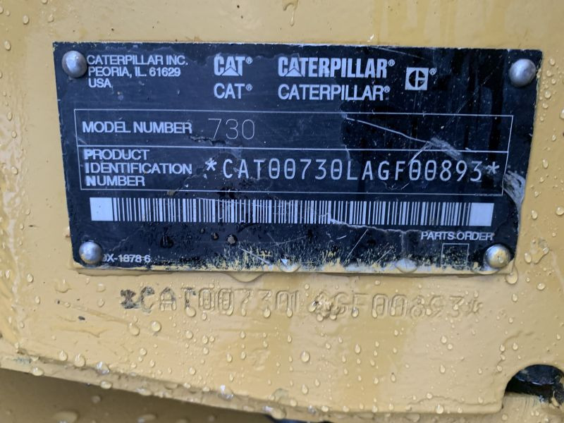 Съчленен самосвал Caterpillar 730 (110387): снимка 7