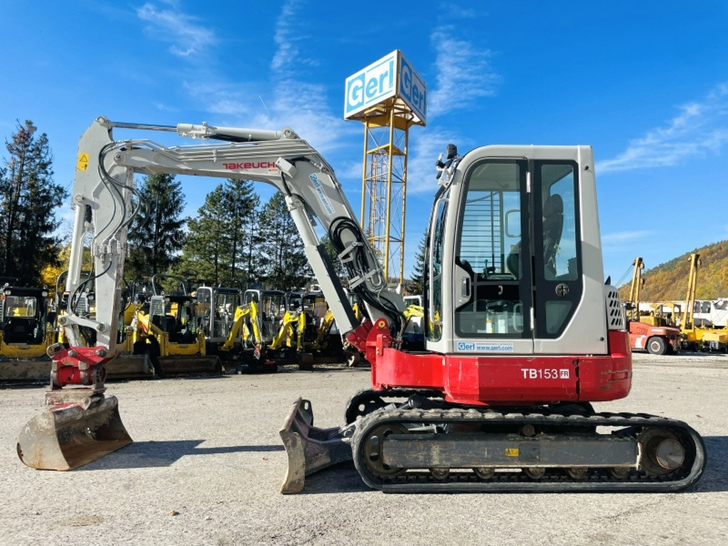 Takeuchi TB153FR (4091) - Мини багер: снимка 1 Takeuchi TB153FR (4091) - Мини багер: снимка 1