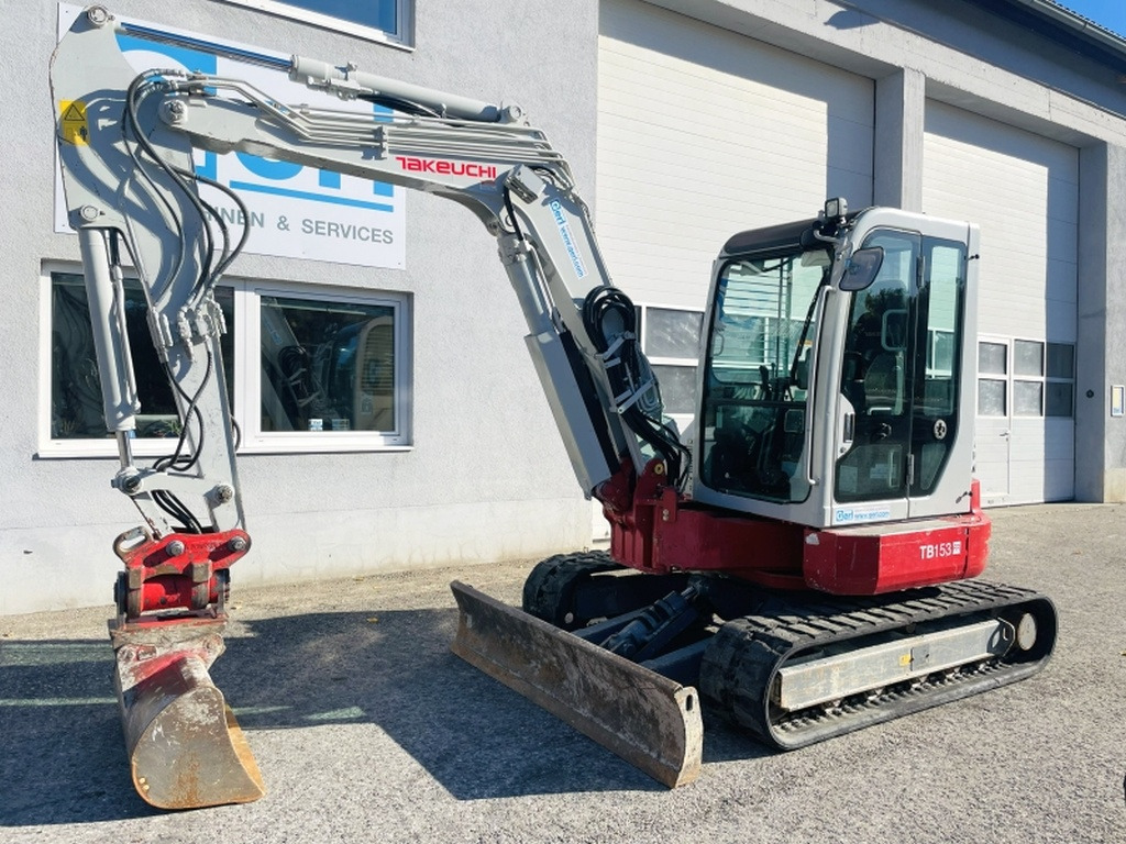Takeuchi TB153FR (4091) - Мини багер: снимка 4 Takeuchi TB153FR (4091) - Мини багер: снимка 4