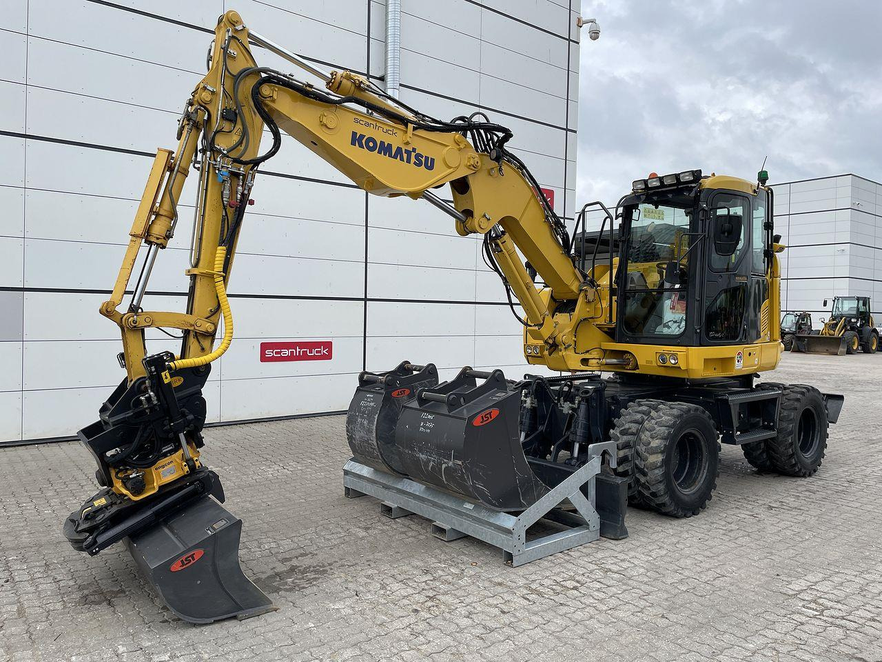 Komatsu PW118MR-11 - Мини багер: снимка 1 Komatsu PW118MR-11 - Мини багер: снимка 1