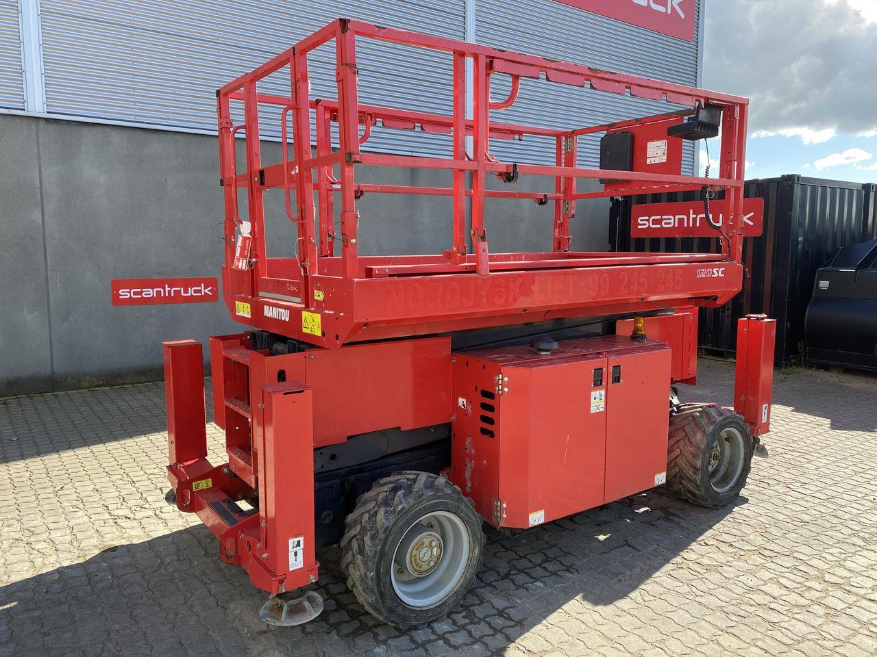 Manitou 120SC - Ножична работна платформа: снимка 1 Manitou 120SC - Ножична работна платформа: снимка 1