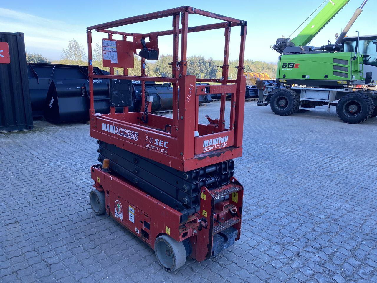 Manitou 78SEC - Ножична работна платформа: снимка 5 Manitou 78SEC - Ножична работна платформа: снимка 5