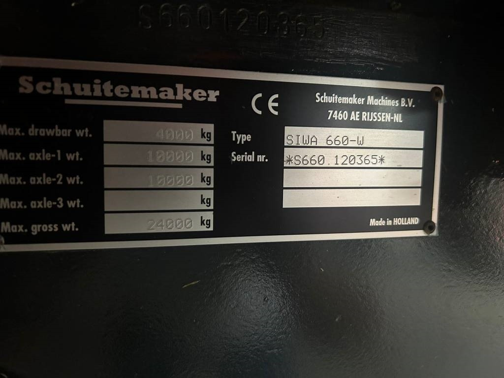 Schuitemaker SW 660 Silagewagen - Селскостопанско ремарке: снимка 4 Schuitemaker SW 660 Silagewagen - Селскостопанско ремарке: снимка 4