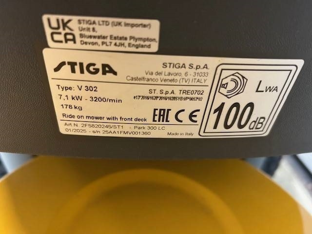 Stiga Park 300 lc Frontmaaier - Косачка за трева: снимка 4 Stiga Park 300 lc Frontmaaier - Косачка за трева: снимка 4