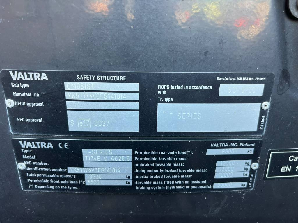 Лизинг на Valtra T 174 Versu  Valtra T 174 Versu: снимка 9