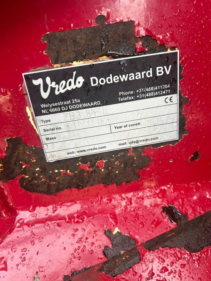 Vredo ZB3-8750 bemester - Разпръсквач за оборски тор: снимка 5 Vredo ZB3-8750 bemester - Разпръсквач за оборски тор: снимка 5