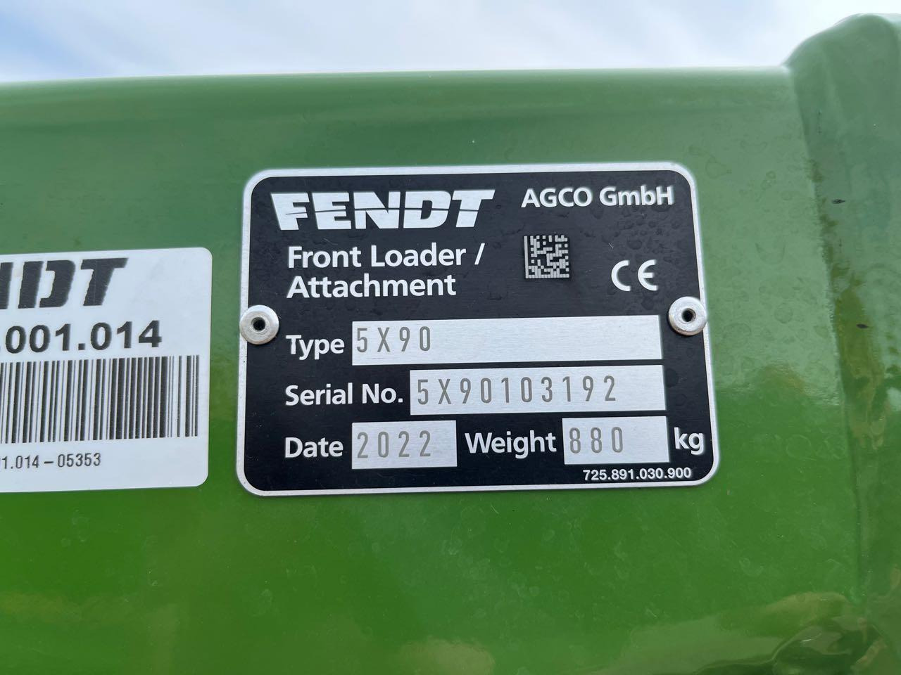 Fendt Cargo 5x90 - Челен товарач за трактор: снимка 5 Fendt Cargo 5x90 - Челен товарач за трактор: снимка 5
