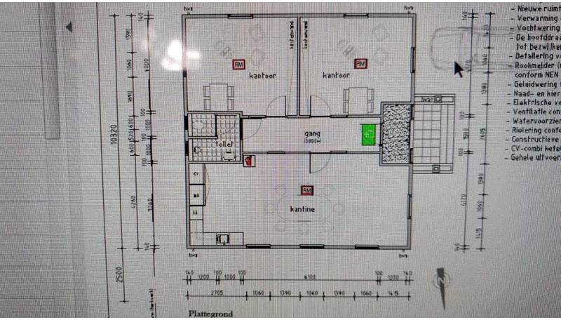 Оборудване за гаражи/ Работилници Bosch 100M2 COMPLETE OFFICE UNIT, FOTOS BEFORE AND AFTER / 2OFFICE + TOILET + KITCHEN + KANTOOR: снимка 10