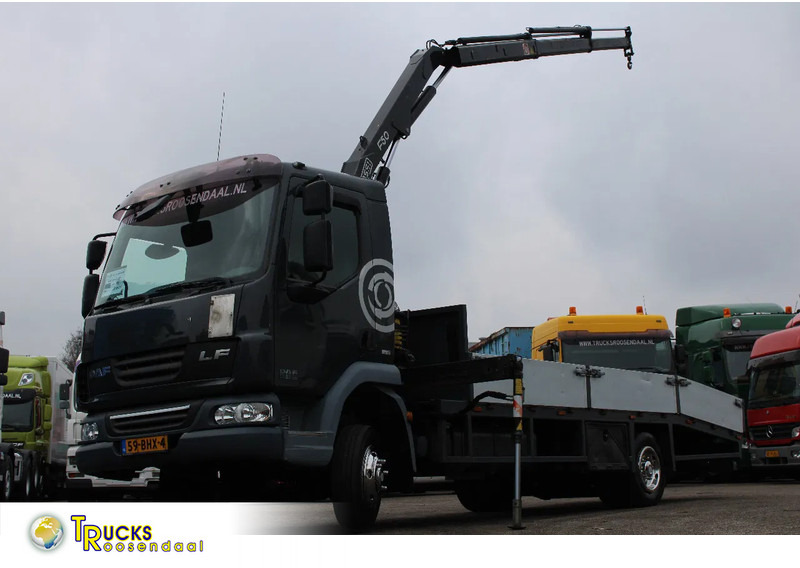 DAF LF 45.180 + FASSI F50 + 7.5T - Камион с кран: снимка 1 DAF LF 45.180 + FASSI F50 + 7.5T - Камион с кран: снимка 1