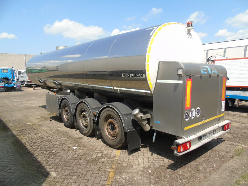 ETA 29.000 LITER + INOX + MILK + WATER - Полуремарке цистерна: снимка 3 ETA 29.000 LITER + INOX + MILK + WATER - Полуремарке цистерна: снимка 3