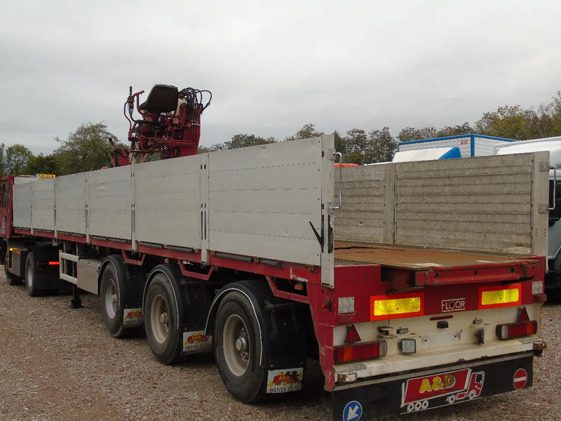Floor + KENNIS 16TON + 3x BPW - Бордово полуремарке/ Платформа: снимка 2 Floor + KENNIS 16TON + 3x BPW - Бордово полуремарке/ Платформа: снимка 2