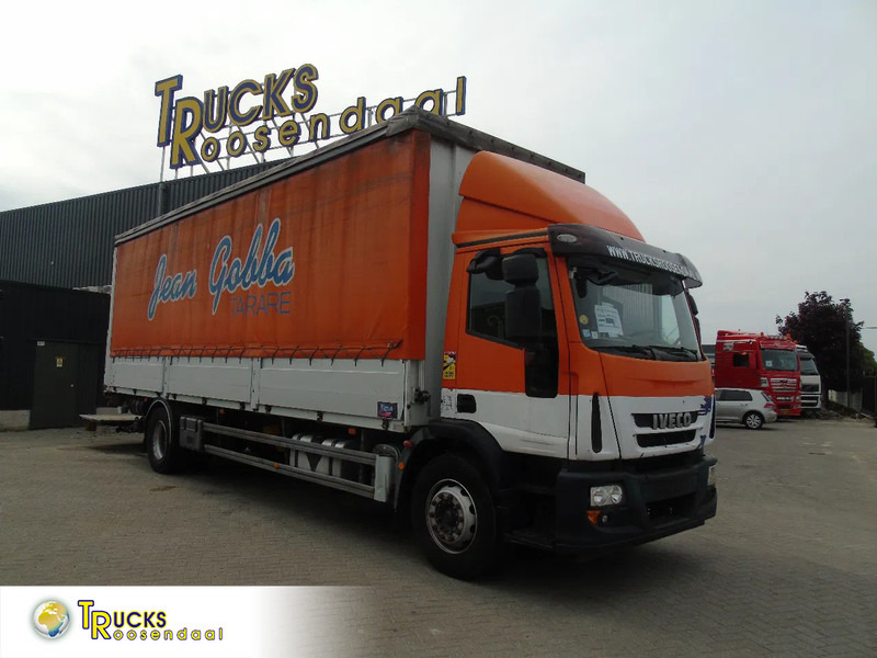 Iveco Eurocargo 190EL28 + LIFT + EURO 5 - Камион с брезент: снимка 1 Iveco Eurocargo 190EL28 + LIFT + EURO 5 - Камион с брезент: снимка 1