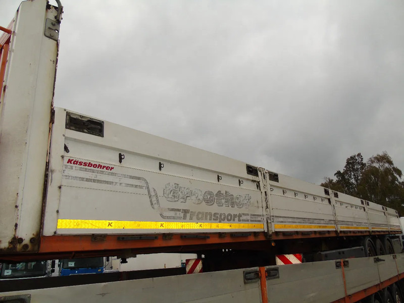 Kässbohrer 3 AXLE BPW - Бордово полуремарке/ Платформа: снимка 2 Kässbohrer 3 AXLE BPW - Бордово полуремарке/ Платформа: снимка 2
