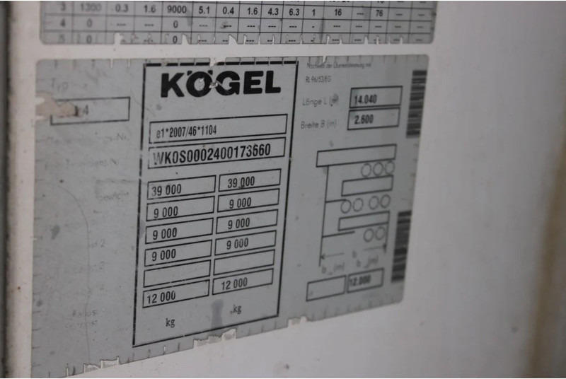 Рефрижератор полуремарке Kögel CARRIER VECTOR 1950 + 2.67 + ATP: снимка 9