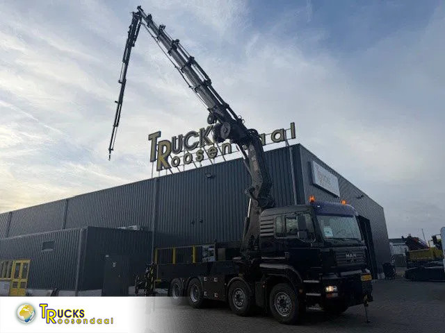 MAN TGA + HIAB 800 6x + 5x JIB WINCH + 8X4 + REMOTE - Камион с кран: снимка 1 MAN TGA + HIAB 800 6x + 5x JIB WINCH + 8X4 + REMOTE - Камион с кран: снимка 1