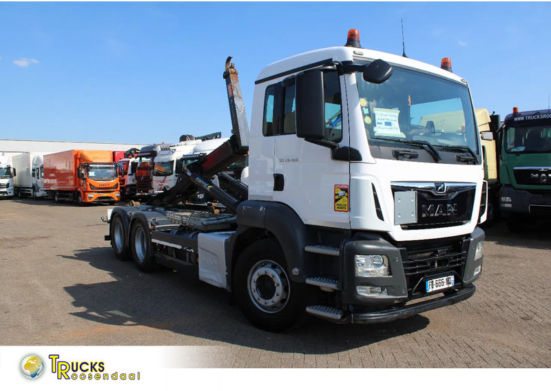MAN TGS 28.460 + 6X2 + 249.000KM + EURO 6 - Мултилифт с кука камион: снимка 1 MAN TGS 28.460 + 6X2 + 249.000KM + EURO 6 - Мултилифт с кука камион: снимка 1