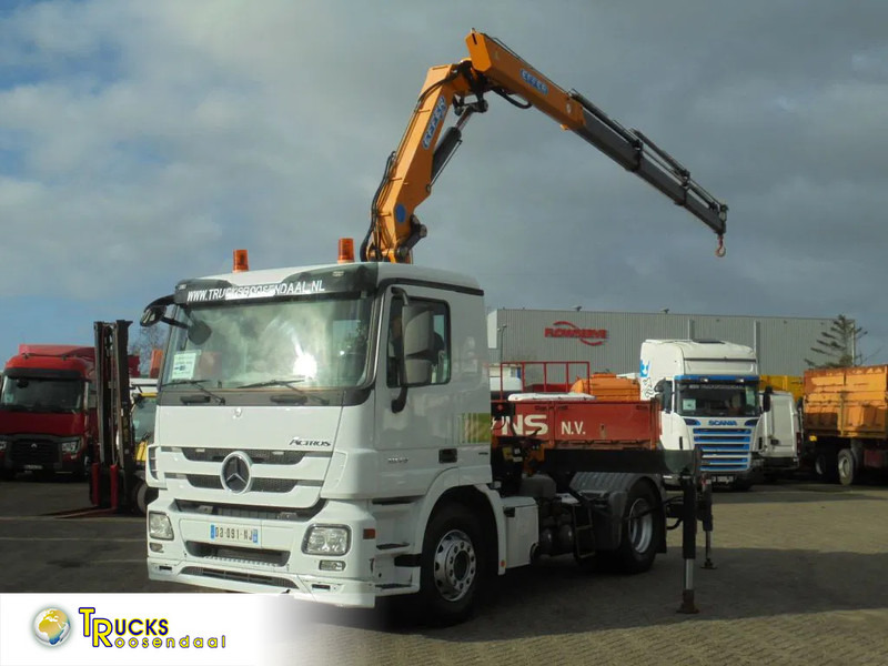Mercedes-Benz Actros 1846 + Euro 5 + EFFER 250 Crane + REMOTE - Камион с кран: снимка 1 Mercedes-Benz Actros 1846 + Euro 5 + EFFER 250 Crane + REMOTE - Камион с кран: снимка 1