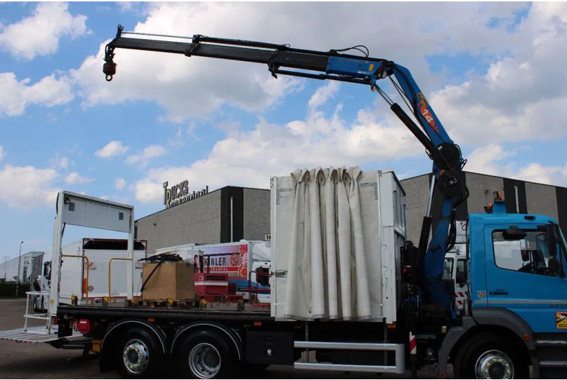 Камион с кран Mercedes-Benz Axor 2533 + 14t crane + 6x2 + REMOTE + MANUAL + LIFT: снимка 17