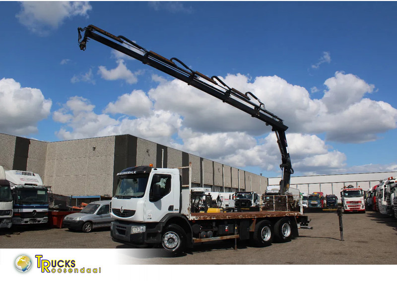 Renault Kerax 370 + HIAB 166-4 HIDRUO + 6X4 + MANUAL + SPRING + REMOTE + EURO 5 + 6X4 - Камион с кран: снимка 1 Renault Kerax 370 + HIAB 166-4 HIDRUO + 6X4 + MANUAL + SPRING + REMOTE + EURO 5 + 6X4 - Камион с кран: снимка 1