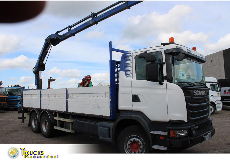 Scania G440 hiab 166-4 hipro + 6x4 + manual + remote - Камион с кран: снимка 1 Scania G440 hiab 166-4 hipro + 6x4 + manual + remote - Камион с кран: снимка 1