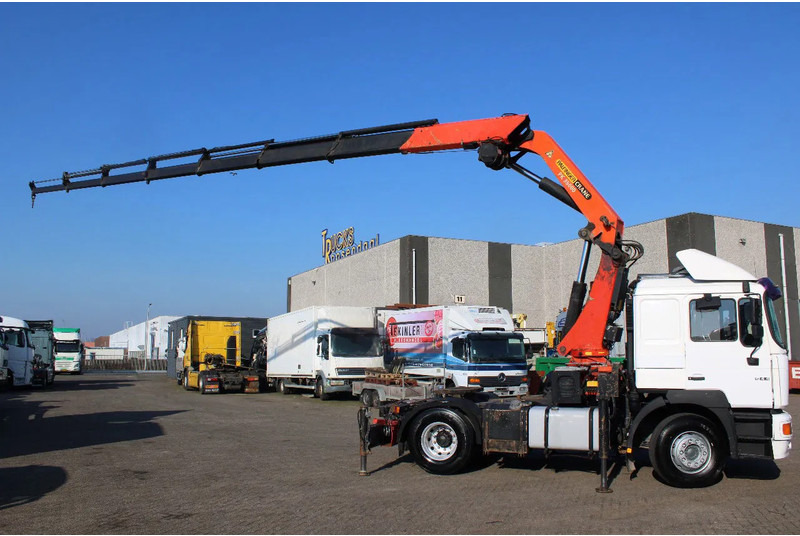 MAN 19.414 F2000 + PALFINGER PK35000 F + EURO 2 + MANUAL - Влекач: снимка 3 MAN 19.414 F2000 + PALFINGER PK35000 F + EURO 2 + MANUAL - Влекач: снимка 3