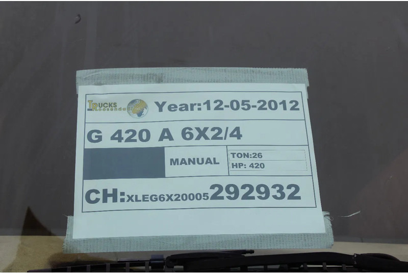 Влекач Scania G 420 + 6X2/4 + EURO 5 + PERFECT CONDITION: снимка 16